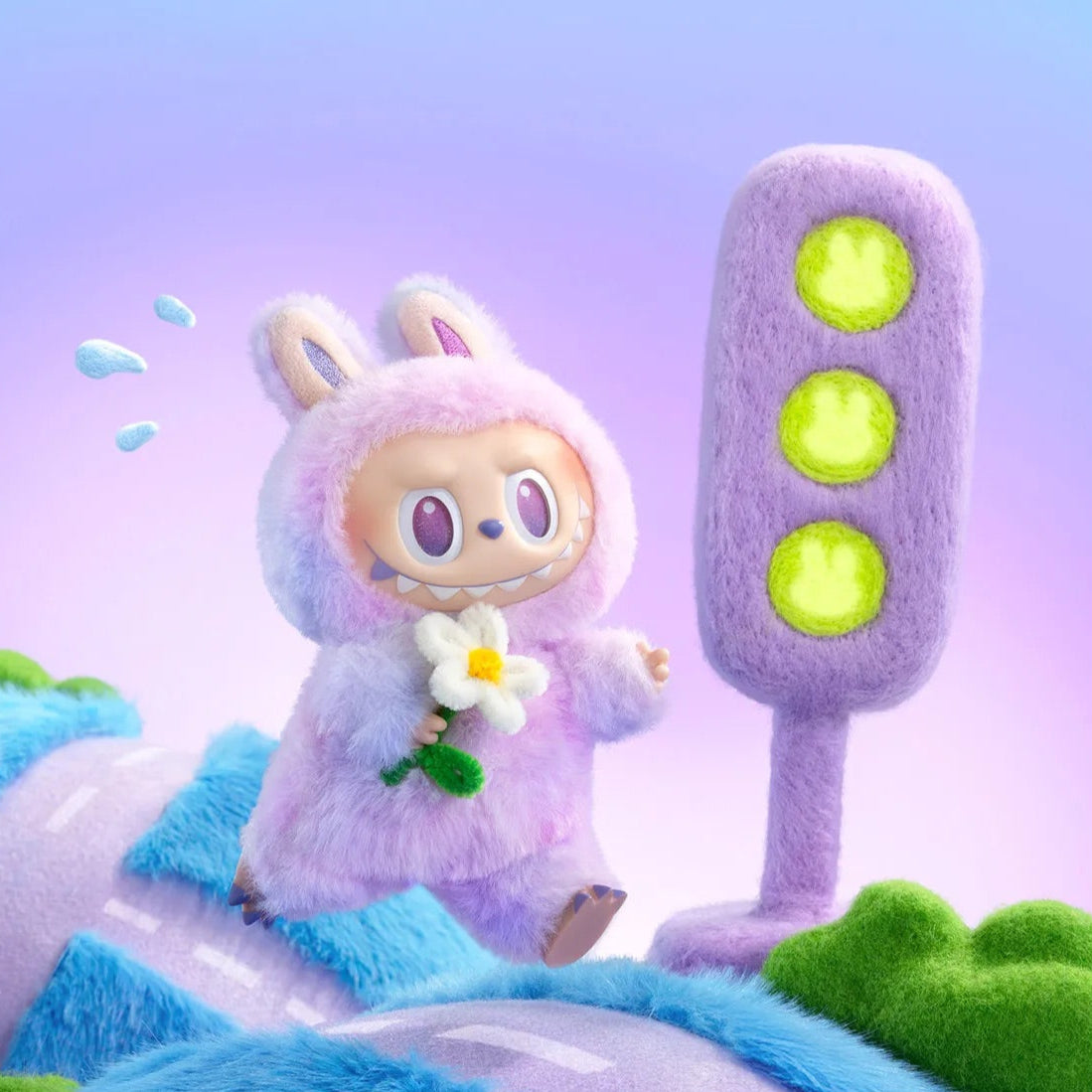 Pop Mart Labubu The Monsters Big into Energy Series Luck Vinyl Plush Pendant