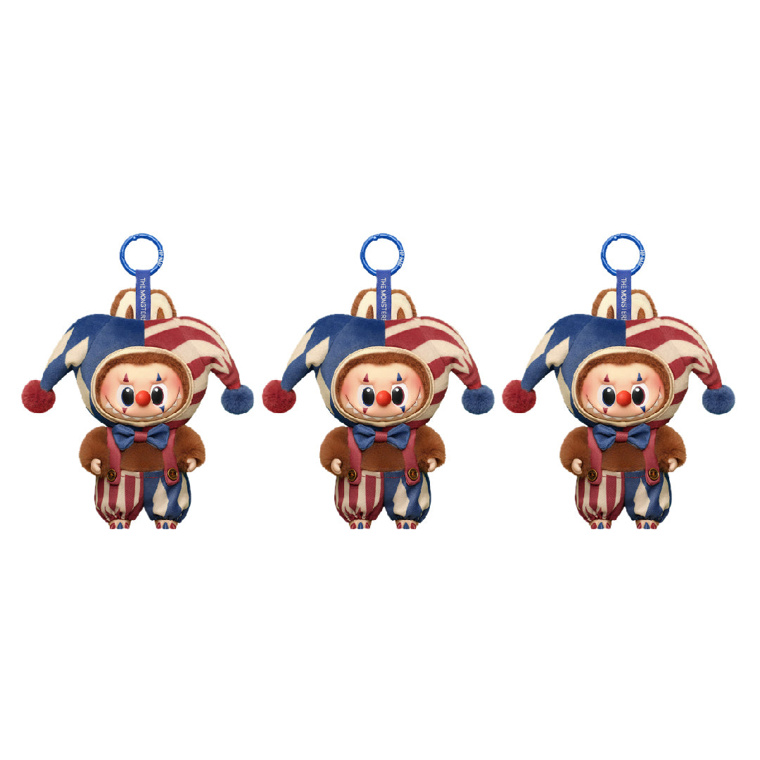 Pop Mart WHY SO SERIOUS Series Labubu Juggling Clown Vinyl Plush Pendant