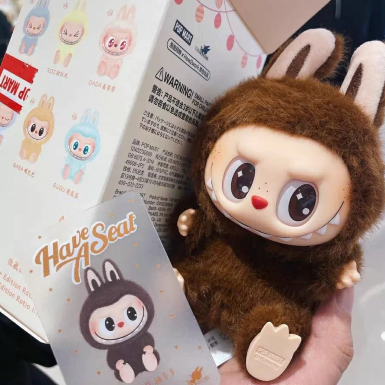 Pop Mart Labubu Die Monster haben einen Platz DUODUO Vinyl Plüsch