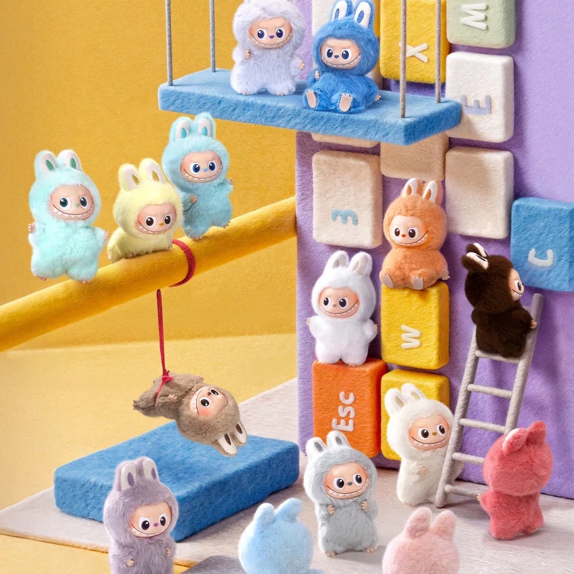 Pop Mart Labubu The Monsters Pin for Love Series Vinyl Plush Pendant (N-Z) Single Blind Box