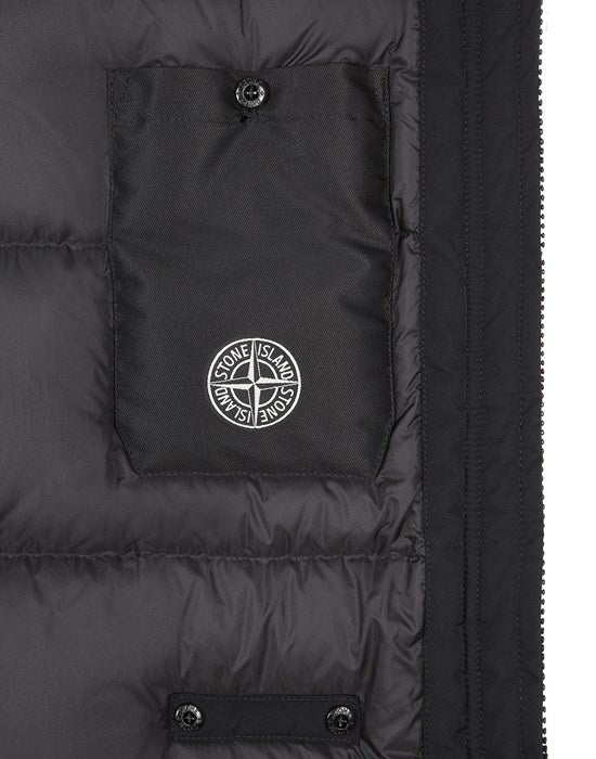 Stone Island 70826 MICRO TWILL DOWN BLACK