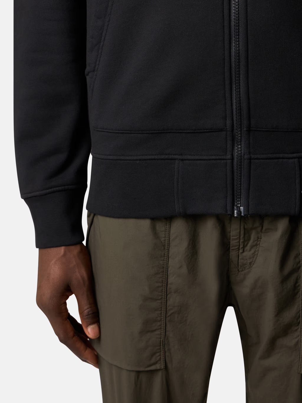 Stone Island Hooded Full Zip Sweatshirt 64251