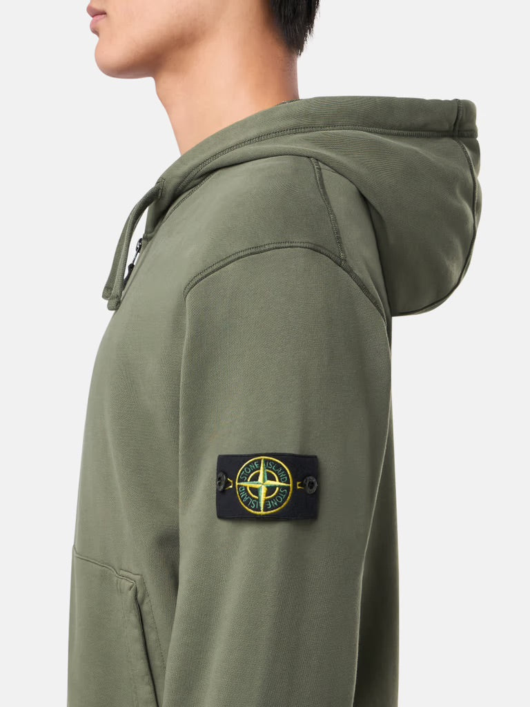 Stone Island Hooded Full Zip Sweatshirt 64251