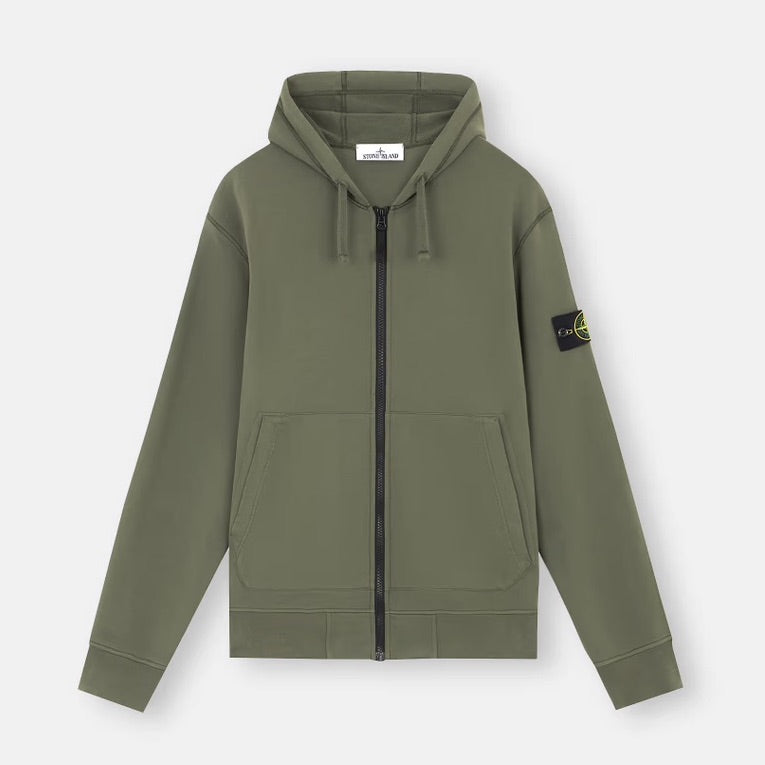 Stone Island Hooded Full Zip Sweatshirt 64251