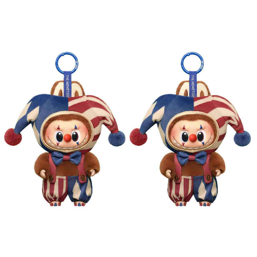 Pop Mart WHY SO SERIOUS Series Labubu Juggling Clown Vinyl Plush Pendant