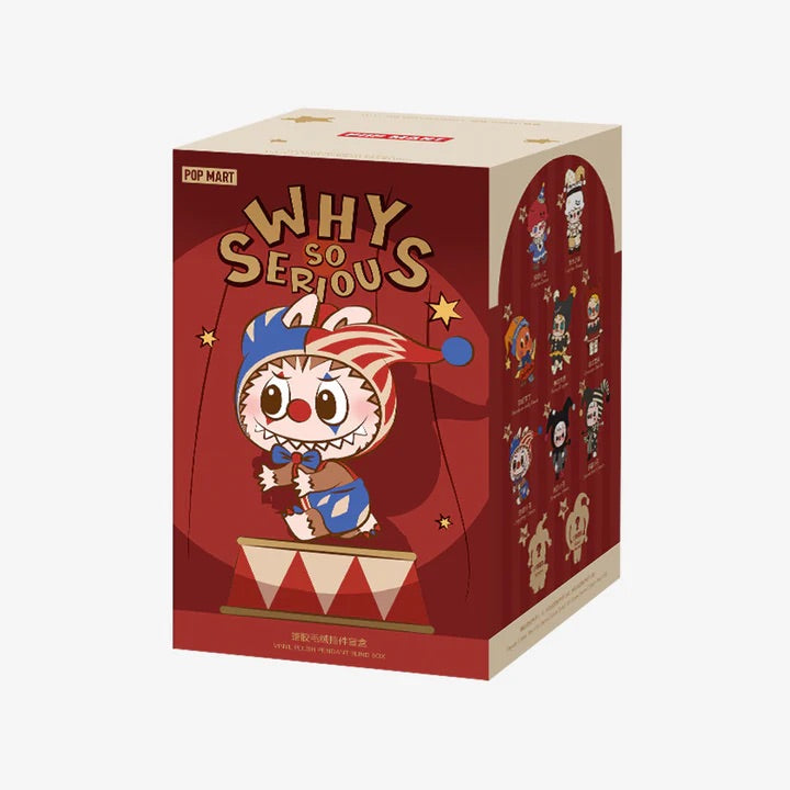 Pop Mart WHY SO SERIOUS Series Labubu Moonlit Mask Secret Edition Vinyl Plush Pendant